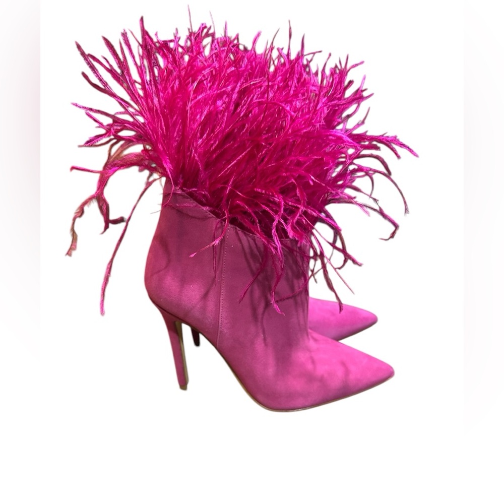 Michael Kors Whitby Feather Trim Boots